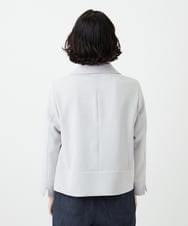 NHDGF88290 GIANNI LO GIUDICE(小さいサイズ)(メゾン ドゥ サンク) [セットアップ対応]リネンライクジャケット ライトグレー