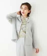 NHDGF88290 GIANNI LO GIUDICE(小さいサイズ)(メゾン ドゥ サンク) [セットアップ対応]リネンライクジャケット ライトグレー