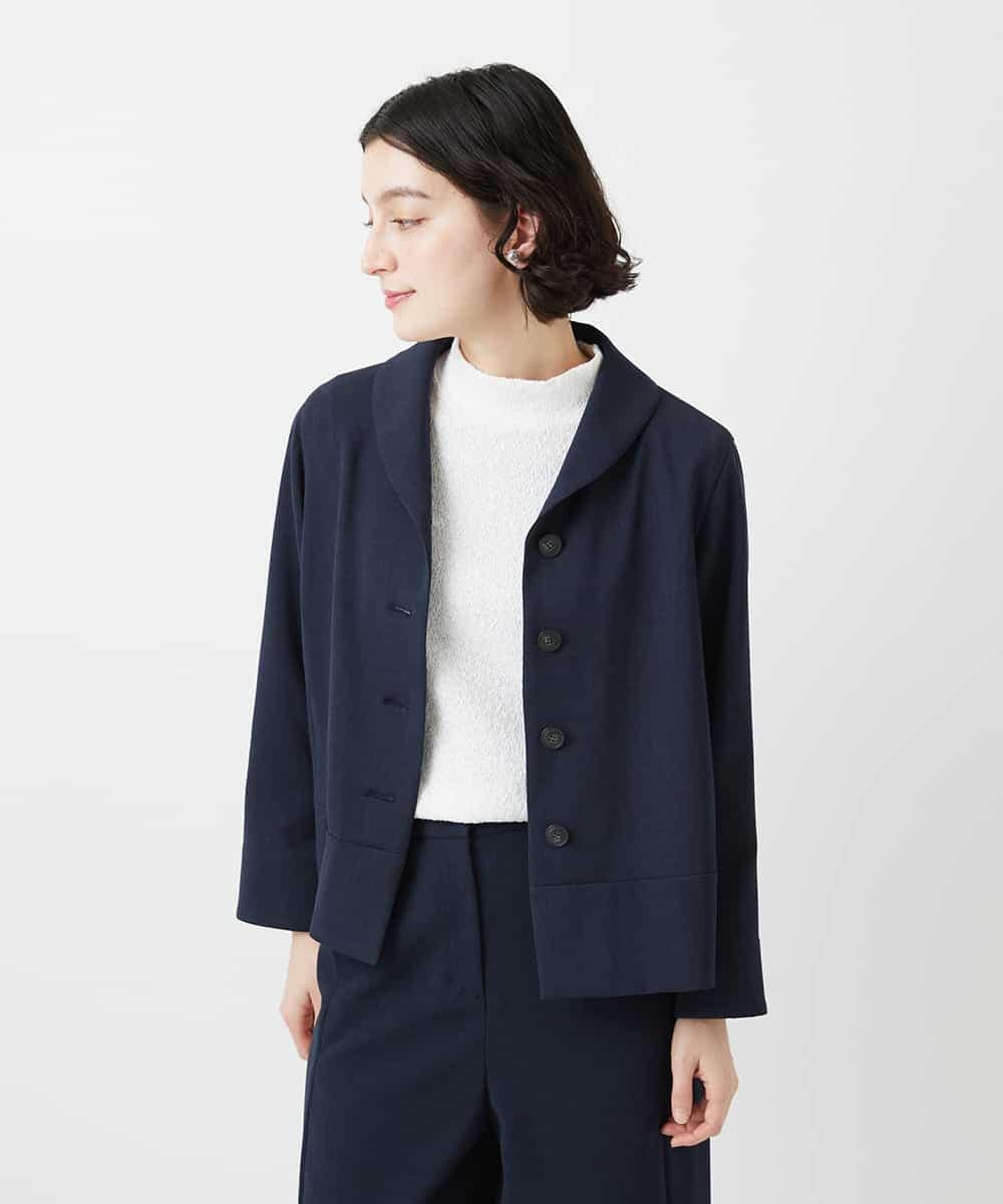 NHDGF88290 GIANNI LO GIUDICE(小さいサイズ)(メゾン ドゥ サンク) [セットアップ対応]リネンライクジャケット ライトグレー