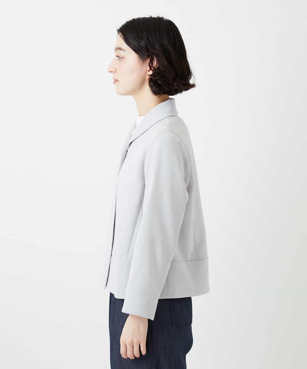 NHDGF88290 GIANNI LO GIUDICE(小さいサイズ)(メゾン ドゥ サンク) [セットアップ対応]リネンライクジャケット ライトグレー