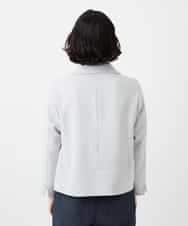 NHDGF88290 GIANNI LO GIUDICE(小さいサイズ)(メゾン ドゥ サンク) [セットアップ対応]リネンライクジャケット ライトグレー