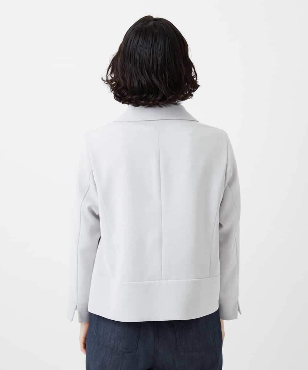 NHDGF88290 GIANNI LO GIUDICE(小さいサイズ)(メゾン ドゥ サンク) [セットアップ対応]リネンライクジャケット ライトグレー