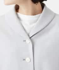 NHDGF88290 GIANNI LO GIUDICE(小さいサイズ)(メゾン ドゥ サンク) [セットアップ対応]リネンライクジャケット ライトグレー