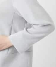 NHDGF88290 GIANNI LO GIUDICE(小さいサイズ)(メゾン ドゥ サンク) [セットアップ対応]リネンライクジャケット ライトグレー