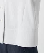 NHDGF88290 GIANNI LO GIUDICE(小さいサイズ)(メゾン ドゥ サンク) [セットアップ対応]リネンライクジャケット ライトグレー