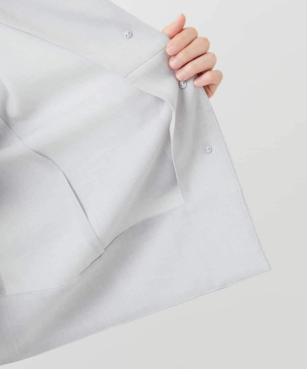 NHDGF88290 GIANNI LO GIUDICE(小さいサイズ)(メゾン ドゥ サンク) [セットアップ対応]リネンライクジャケット ライトグレー