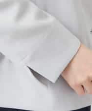 NHDGF88290 GIANNI LO GIUDICE(小さいサイズ)(メゾン ドゥ サンク) [セットアップ対応]リネンライクジャケット ライトグレー