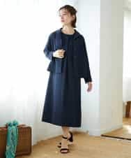 NHDGF88290 GIANNI LO GIUDICE(小さいサイズ)(メゾン ドゥ サンク) [セットアップ対応]リネンライクジャケット ライトグレー