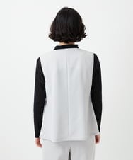 NHDGF89260 GIANNI LO GIUDICE(小さいサイズ)(メゾン ドゥ サンク) [セットアップ対応]リネンライクノーカラージレ ライトグレー