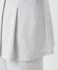 NHDGF89260 GIANNI LO GIUDICE(小さいサイズ)(メゾン ドゥ サンク) [セットアップ対応]リネンライクノーカラージレ ライトグレー