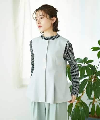 NHDGF89260 GIANNI LO GIUDICE(小さいサイズ) [セットアップ対応]リネンライクノーカラージレ