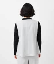 NHDGF89260 GIANNI LO GIUDICE(小さいサイズ)(メゾン ドゥ サンク) [セットアップ対応]リネンライクノーカラージレ ライトグレー