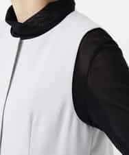 NHDGF89260 GIANNI LO GIUDICE(小さいサイズ)(メゾン ドゥ サンク) [セットアップ対応]リネンライクノーカラージレ ライトグレー