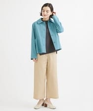 NHDGW30390 GIANNI LO GIUDICE(小さいサイズ)(メゾン ドゥ サンク) [洗える]コットンナイロンジャケット ブルーグリーン