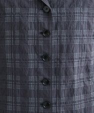 NHDHT01330 GIANNI LO GIUDICE(小さいサイズ)(メゾン ドゥ サンク) [洗える]先染めチェックテーラードジャケット イエロー