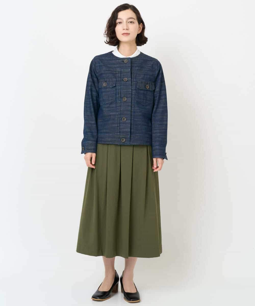 NHDJB20390 GIANNI LO GIUDICE(小さいサイズ)(メゾン ドゥ サンク) レインボーデニムジャケット ネイビー