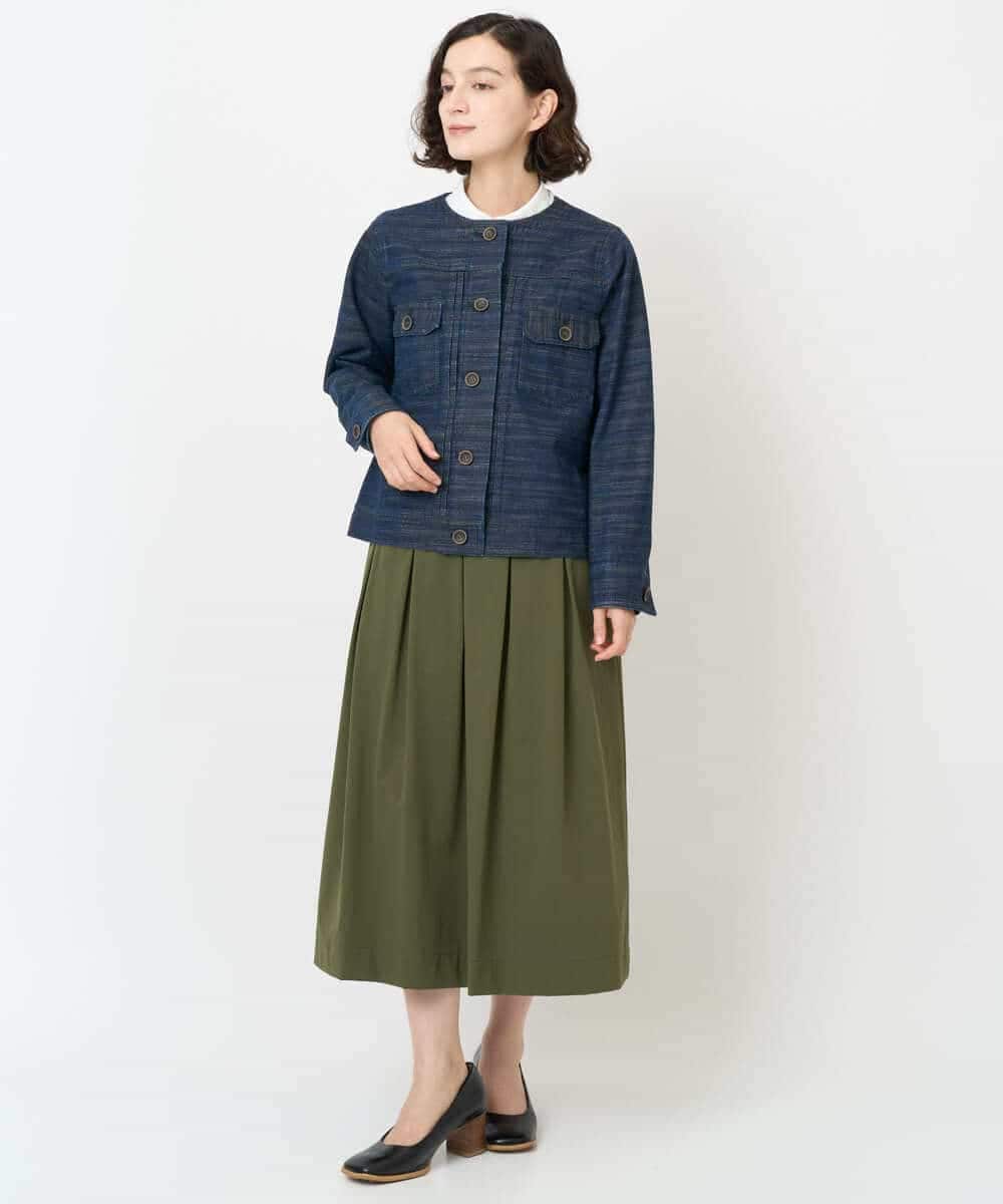 NHDJB20390 GIANNI LO GIUDICE(小さいサイズ)(メゾン ドゥ サンク) レインボーデニムジャケット ネイビー