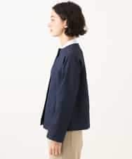 NHDJD14390 GIANNI LO GIUDICE(小さいサイズ)(メゾン ドゥ サンク) [セットアップ対応]デニムライクシャンブレージャケット ネイビー