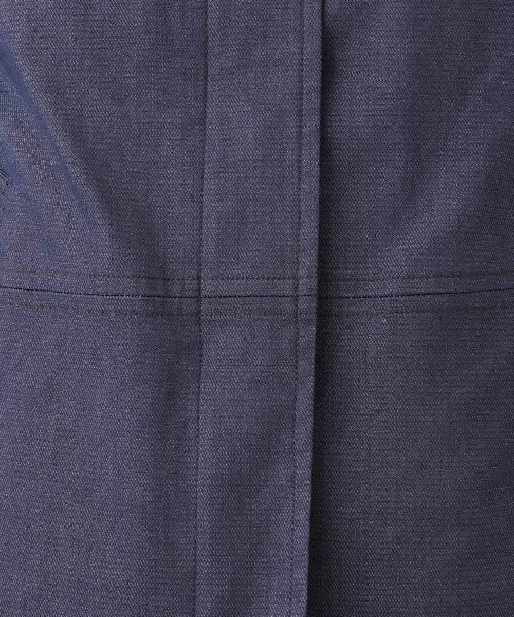 NHDJD14390 GIANNI LO GIUDICE(小さいサイズ)(メゾン ドゥ サンク) [セットアップ対応]デニムライクシャンブレージャケット ネイビー