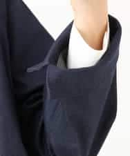 NHDJD14390 GIANNI LO GIUDICE(小さいサイズ)(メゾン ドゥ サンク) [セットアップ対応]デニムライクシャンブレージャケット ネイビー