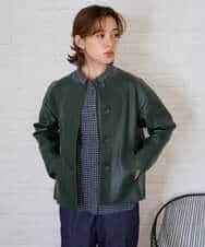 NHDJD15790 GIANNI LO GIUDICE(小さいサイズ)(メゾン ドゥ サンク) シープレザージャケット オレンジ