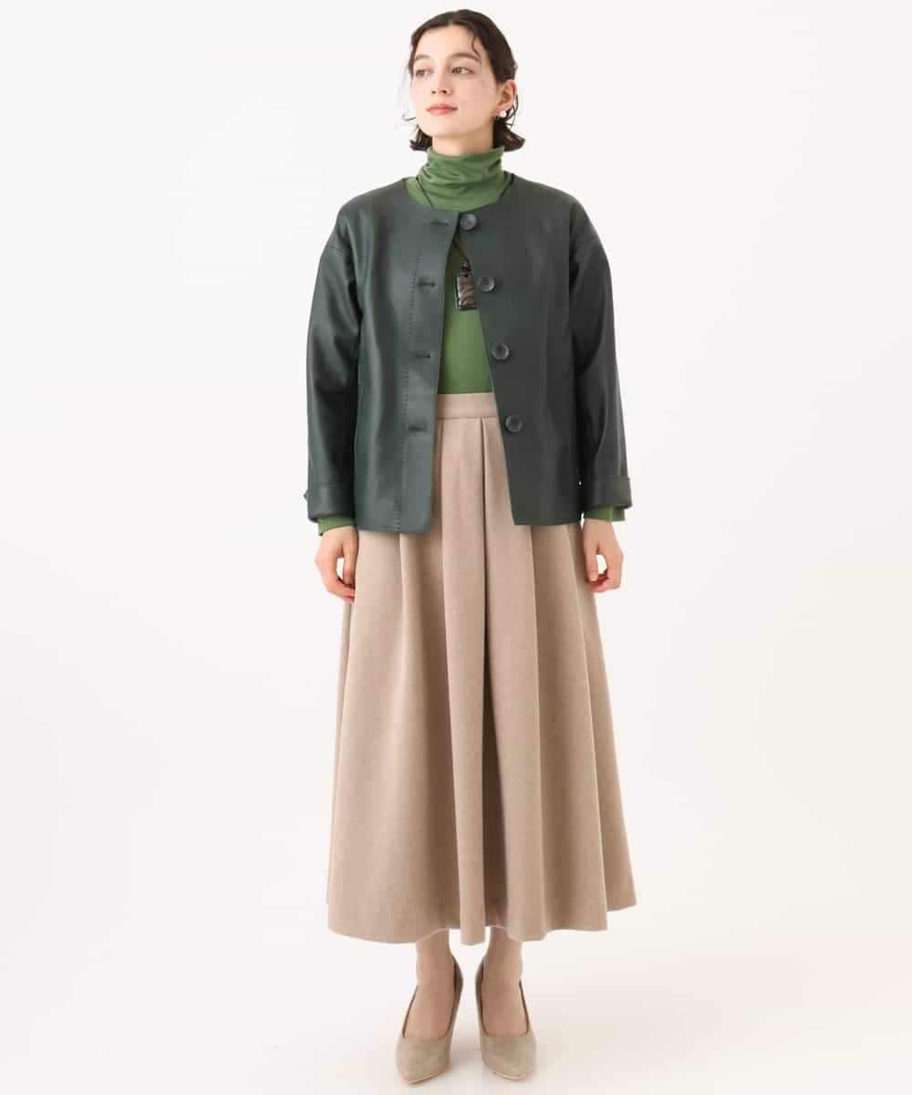 NHDJD15790 GIANNI LO GIUDICE(小さいサイズ)(メゾン ドゥ サンク) シープレザージャケット オレンジ