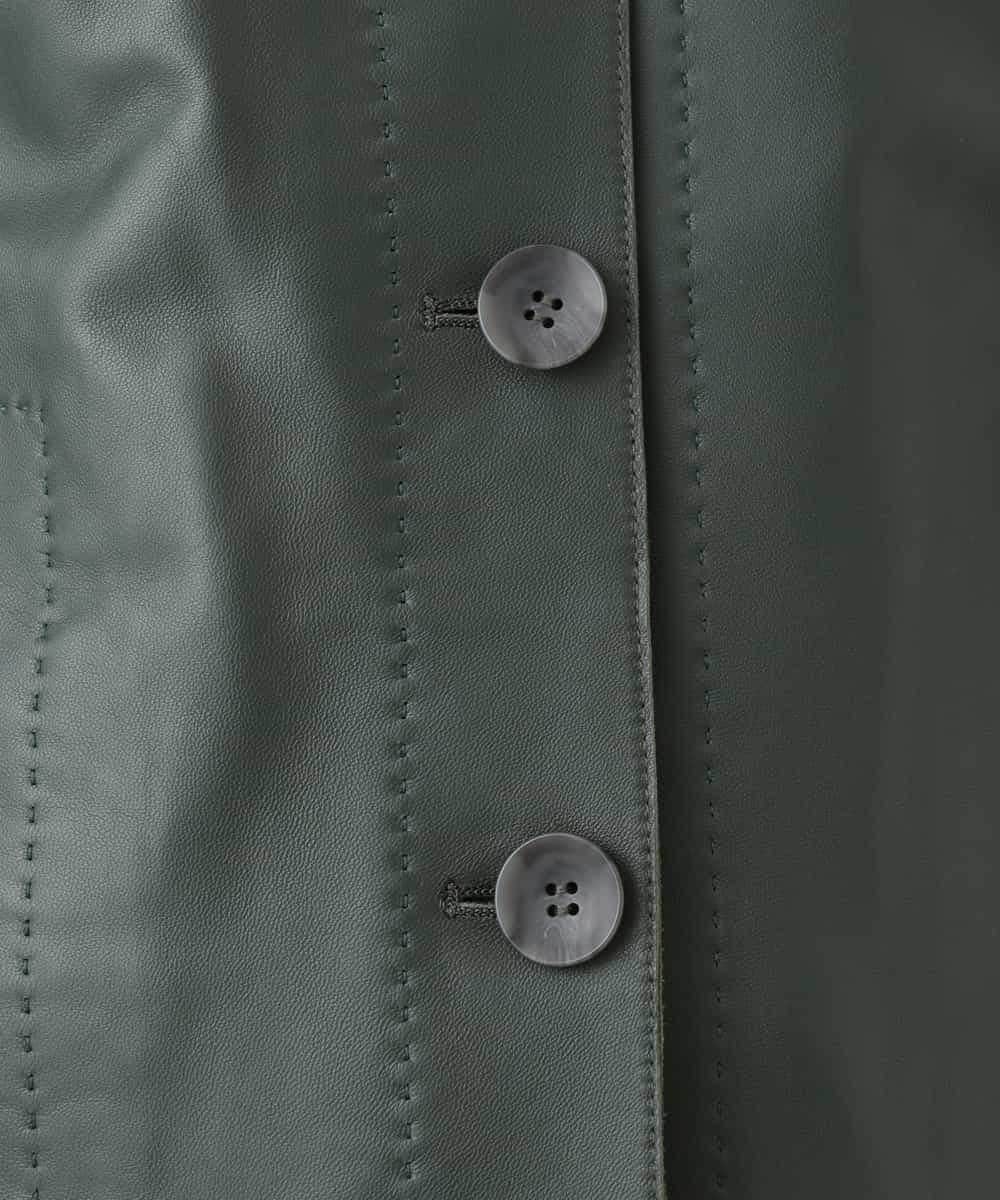 NHDJD15790 GIANNI LO GIUDICE(小さいサイズ)(メゾン ドゥ サンク) シープレザージャケット オレンジ