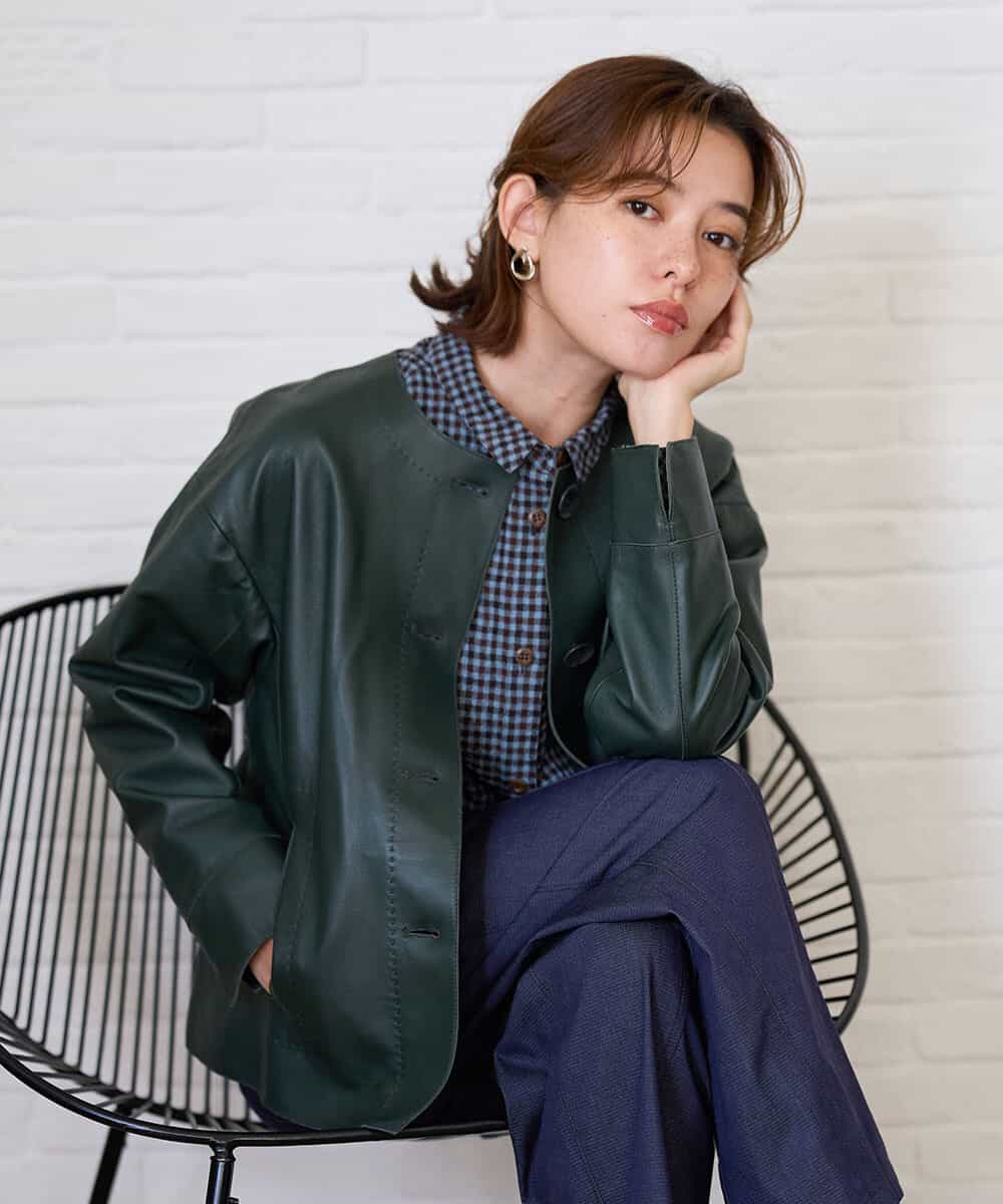 NHDJD15790 GIANNI LO GIUDICE(小さいサイズ) シープレザージャケット
