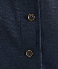 NHDJR80270 GIANNI LO GIUDICE(小さいサイズ)(メゾン ドゥ サンク) 【セットアップ対応】デニムジャージーノーカラージャケット ネイビー