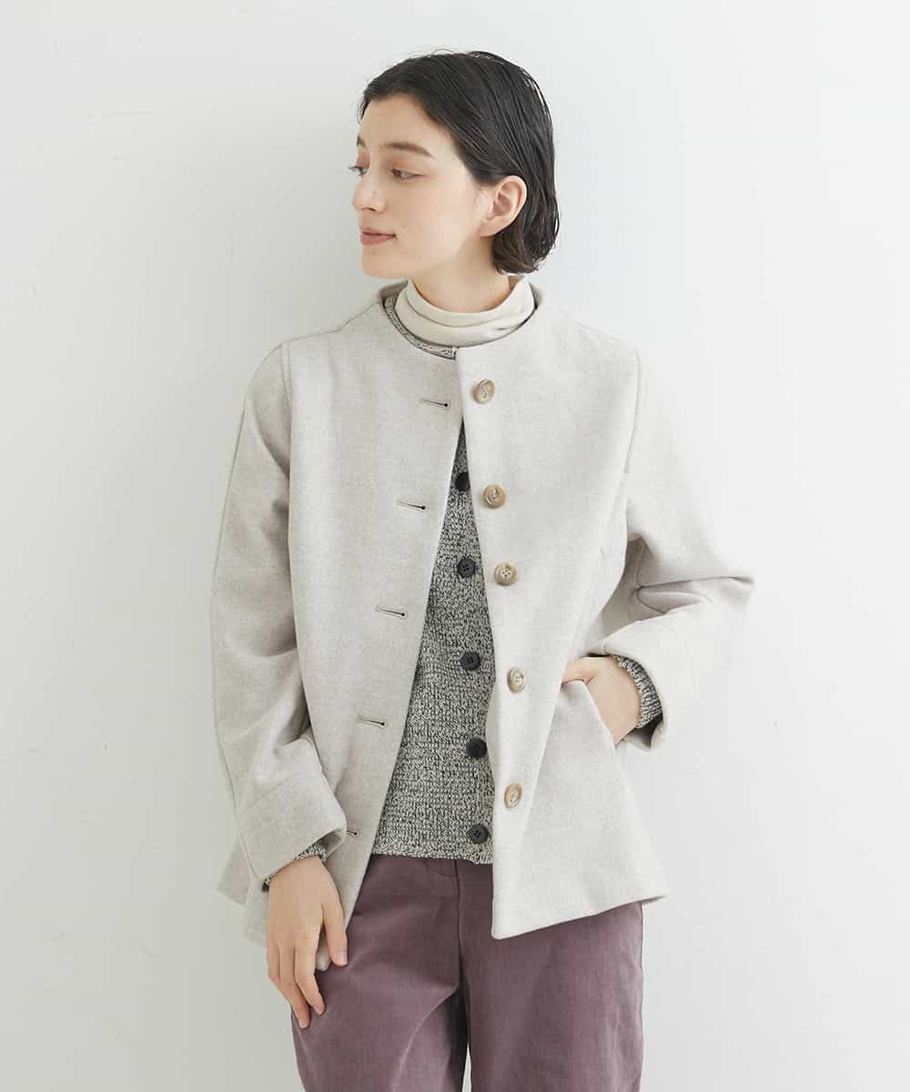 ダブルフェイスジャージーノーカラーショートコート その他のコート ブルゾン Gianni Lo Giudice 小さいサイズ メゾン ドゥ サンク イトキンオンラインストア ダブルフェイスジャージーノーカラーショートコート その他のコート ブルゾン Gianni Lo Giudice 小さいサイズ メゾン ドゥ サンク イトキンオンラインストア