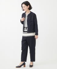 セットアップ対応]ブラックデニムジャケット(その他のジャケット
