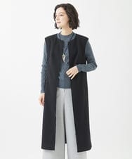 NHEAC88390 GIANNI LO GIUDICE(小さいサイズ)(メゾン ドゥ サンク) [セットアップ対応]圧縮ジャージージャンパースカート ベージュ