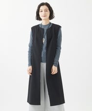 NHEAC88390 GIANNI LO GIUDICE(小さいサイズ)(メゾン ドゥ サンク) [セットアップ対応]圧縮ジャージージャンパースカート ブラック