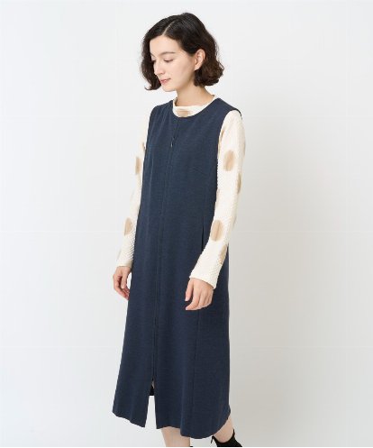 NHEAF81330 GIANNI LO GIUDICE(小さいサイズ) [セットアップ対応]デニムジャージージャンパースカート