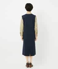 NHEAF81330 GIANNI LO GIUDICE(小さいサイズ)(メゾン ドゥ サンク) [セットアップ対応]デニムジャージージャンパースカート ネイビー