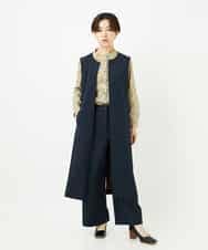 NHEAF81330 GIANNI LO GIUDICE(小さいサイズ)(メゾン ドゥ サンク) [セットアップ対応]デニムジャージージャンパースカート ネイビー