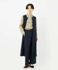 NHEAF81330 GIANNI LO GIUDICE(小さいサイズ)(メゾン ドゥ サンク) [セットアップ対応]デニムジャージージャンパースカート ネイビー
