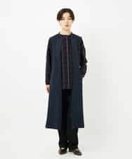 NHEAF81330 GIANNI LO GIUDICE(小さいサイズ)(メゾン ドゥ サンク) [セットアップ対応]デニムジャージージャンパースカート ネイビー