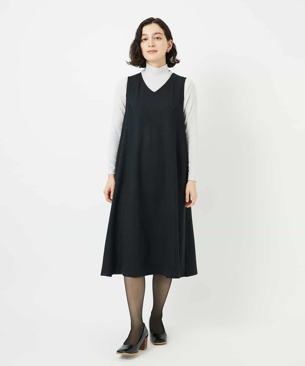 NHEAF84360 GIANNI LO GIUDICE(小さいサイズ)(メゾン ドゥ サンク) ガンクラブチェックジャンパースカート グレー