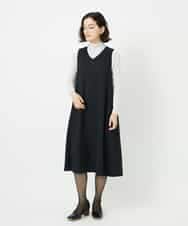 NHEAF84360 GIANNI LO GIUDICE(小さいサイズ)(メゾン ドゥ サンク) ガンクラブチェックジャンパースカート グレー