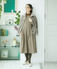 NHEAF85390 GIANNI LO GIUDICE(小さいサイズ)(メゾン ドゥ サンク) リファインガーゼワンピース ベージュ