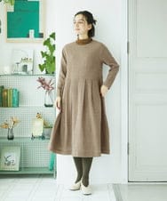 NHEAF85390 GIANNI LO GIUDICE(小さいサイズ)(メゾン ドゥ サンク) リファインガーゼワンピース ベージュ