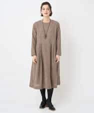 NHEAF85390 GIANNI LO GIUDICE(小さいサイズ)(メゾン ドゥ サンク) リファインガーゼワンピース ベージュ