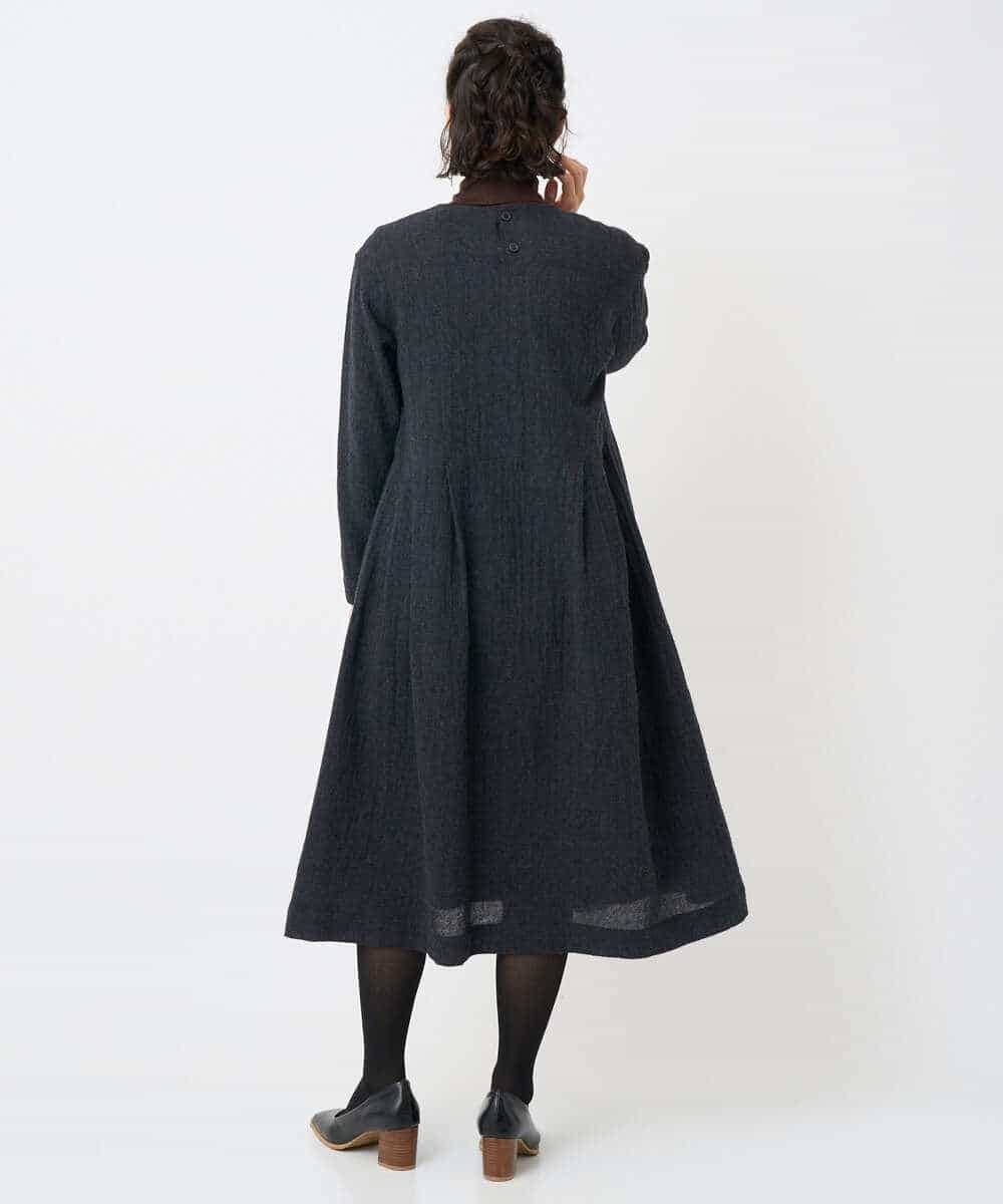 NHEAF85390 GIANNI LO GIUDICE(小さいサイズ)(メゾン ドゥ サンク) リファインガーゼワンピース ベージュ