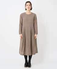 NHEAF85390 GIANNI LO GIUDICE(小さいサイズ)(メゾン ドゥ サンク) リファインガーゼワンピース ベージュ