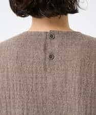 NHEAF85390 GIANNI LO GIUDICE(小さいサイズ)(メゾン ドゥ サンク) リファインガーゼワンピース ベージュ