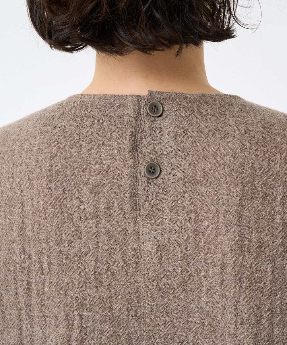 NHEAF85390 GIANNI LO GIUDICE(小さいサイズ)(メゾン ドゥ サンク) リファインガーゼワンピース ベージュ