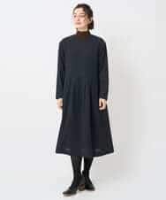 NHEAF85390 GIANNI LO GIUDICE(小さいサイズ)(メゾン ドゥ サンク) リファインガーゼワンピース ダークグレー