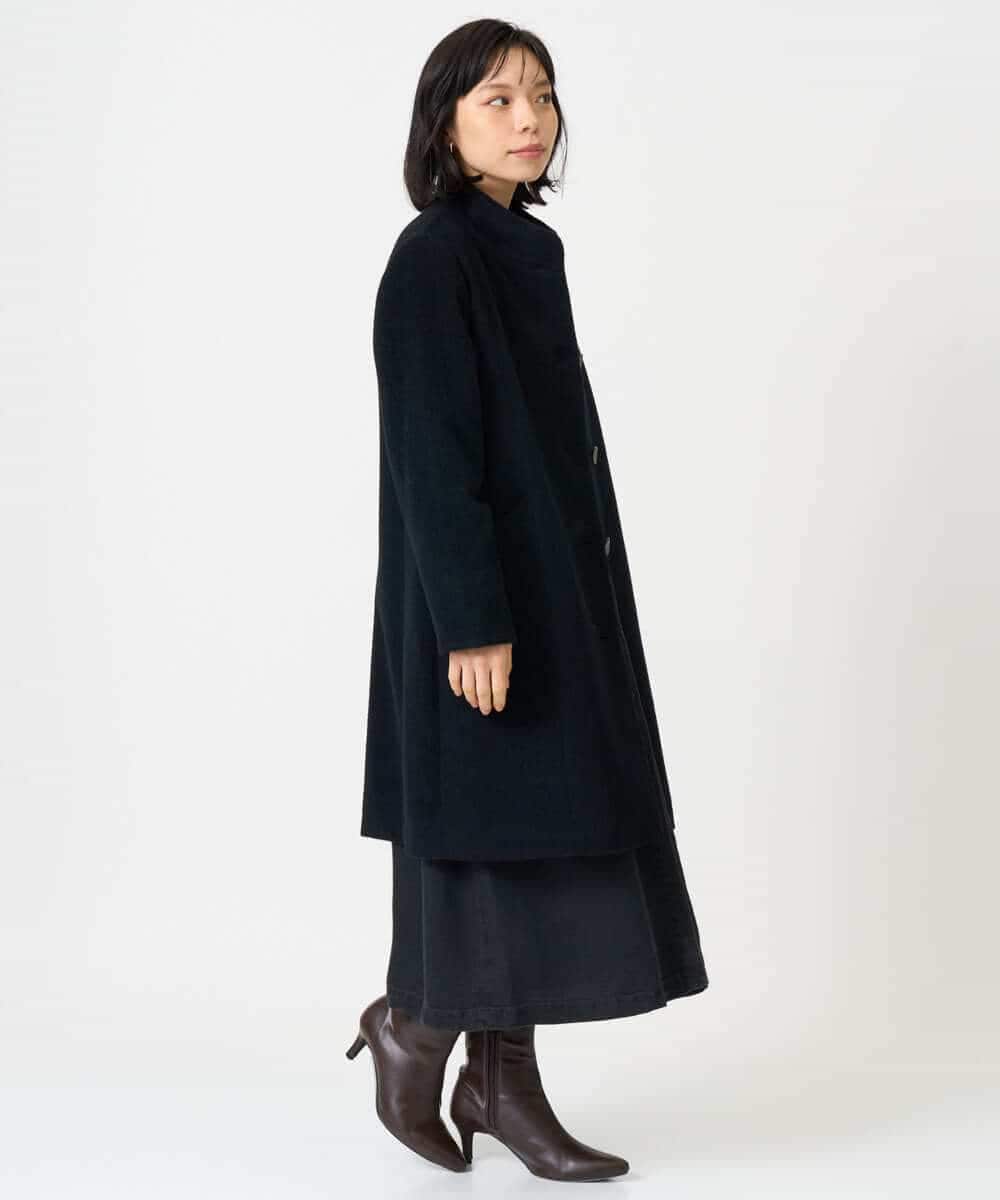 NHEAH37390 GIANNI LO GIUDICE(小さいサイズ)(メゾン ドゥ サンク) テンセルデニムヴィンテージワンピース ダークグレー