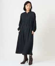NHEAH37390 GIANNI LO GIUDICE(小さいサイズ)(メゾン ドゥ サンク) テンセルデニムヴィンテージワンピース ダークグレー